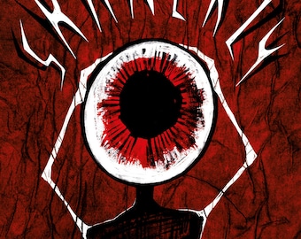 Sci-Fi Horror Movie Poster | SCANNERS | Vintage Cronenberg Print | Brain Explosion Art