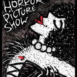 Campy Cult Classic Poster | The Rocky Horror Picture Show | Musical Art Print | Weird Retro Decor