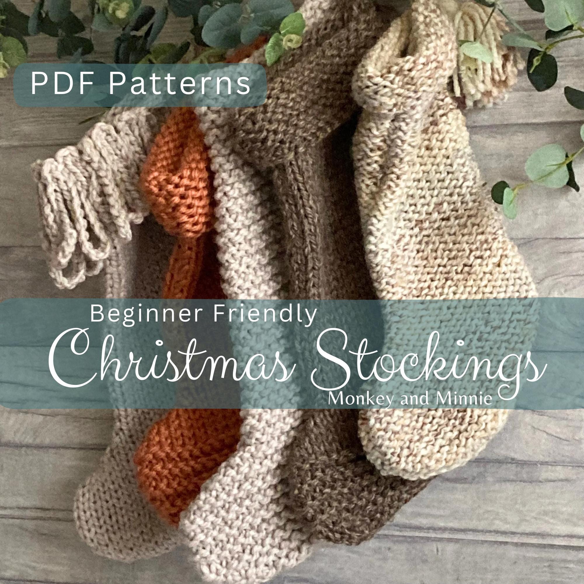 Easy Stocking Knitting Pattern Christmas Stocking Knitting Patterns
