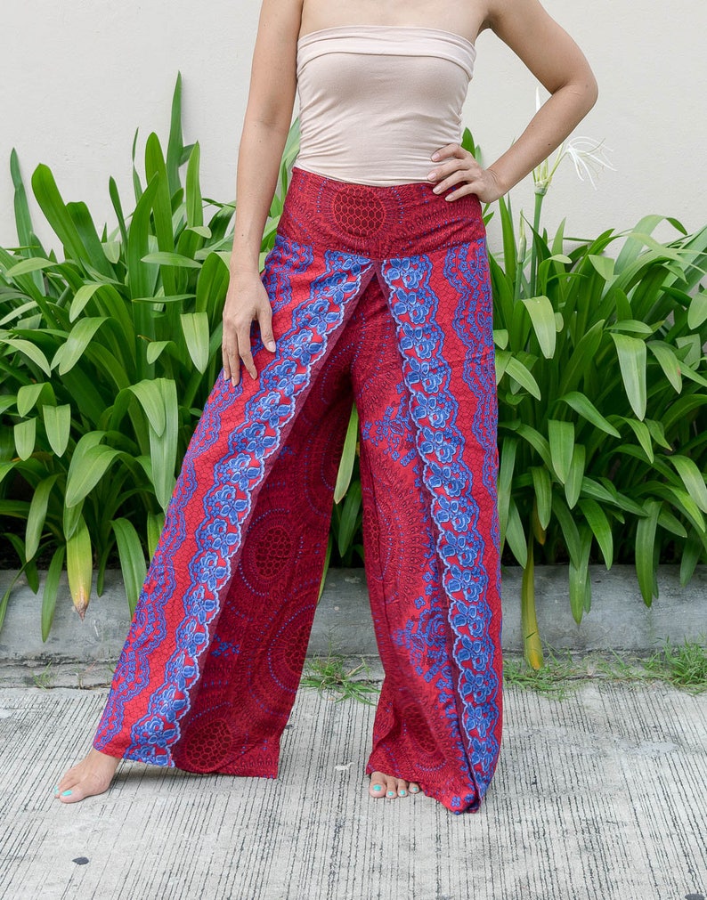 open leg pants