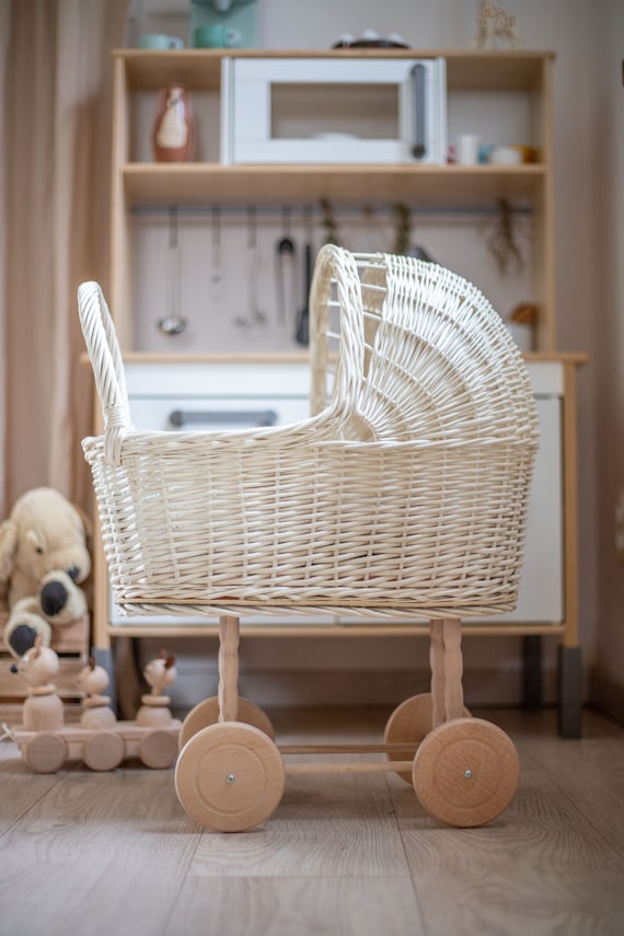 wicker stroller