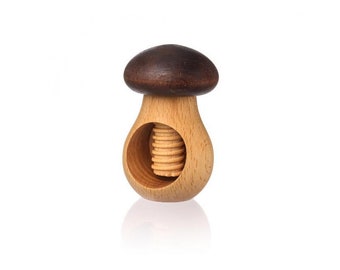 Mushroom Nutcracker. Kid Nutcracker. Wooden Nutracker. Montessori Toys for 3 Years Old. Toy for  Motor Skills Development. Practical life.