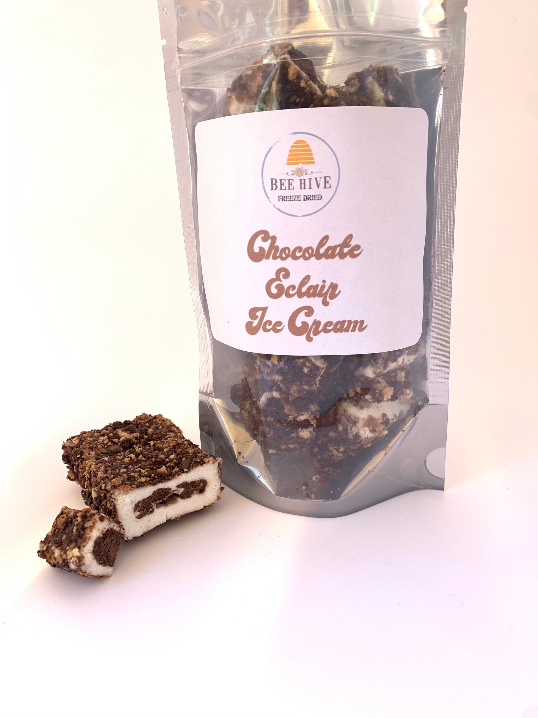 Freeze Dried Chocolate Eclair Ice cream