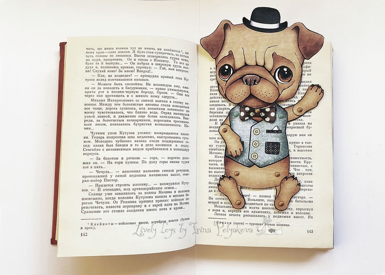 Download Animal Cut out jointed paper Puppet Dog Puppy doll pattern ...