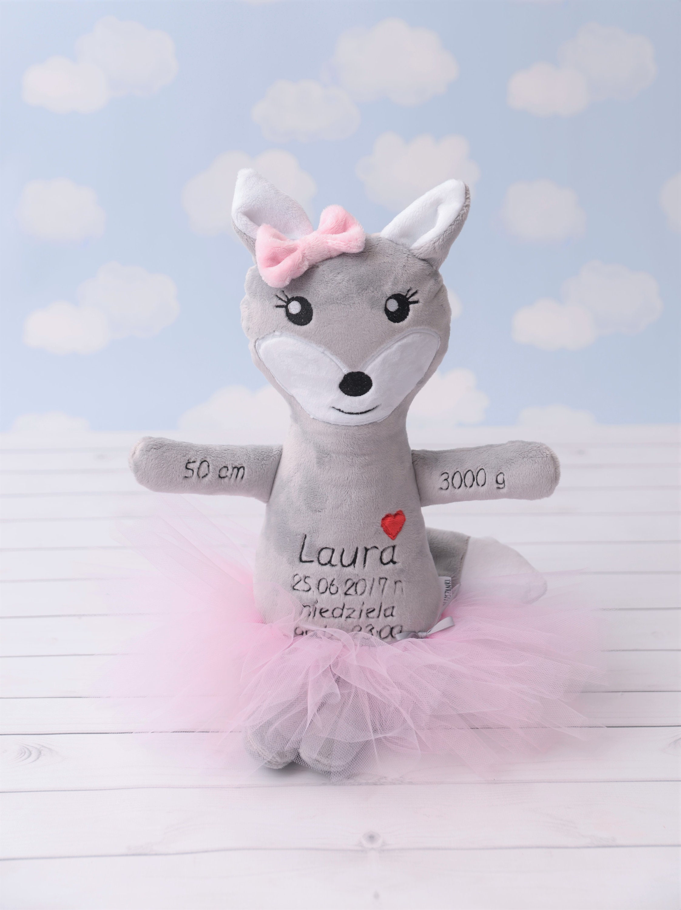 personalised kangaroo teddy