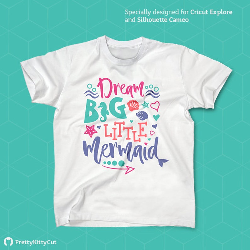Free Free 334 Dream Big Little Mermaid Svg SVG PNG EPS DXF File