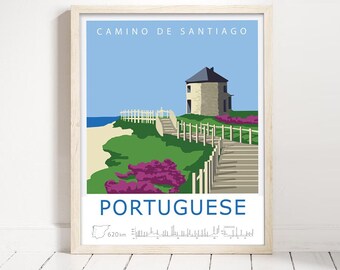Camino de Santiago Portuguese Poster