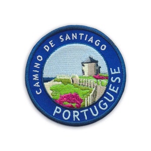 The Camino Portuguese Patch // Camino De Santiago Portugués Global Shipping image 1