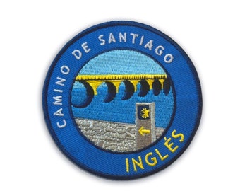 The Camino Inglés Patch // Camino De Santiago // Ships Worldwide