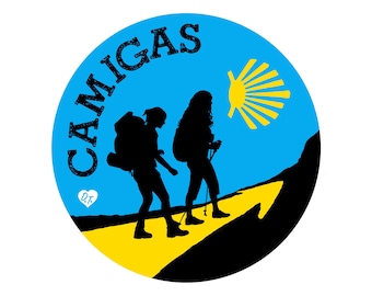 The Camigas Vinyl Sticker // Camino De Santiago // Ships Worldwide