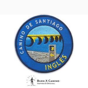 The Camino Inglés Patch // Camino De Santiago // Ships Worldwide