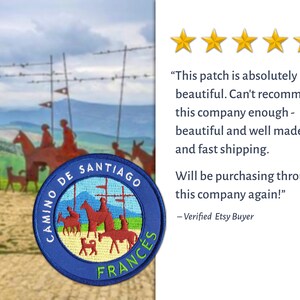 Vía de la Plata Patch // Camino De Santiago // Ships Worldwide image 6