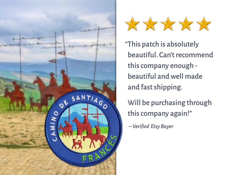 Vía de la Plata Patch // Camino De Santiago // Ships Worldwide image 6
