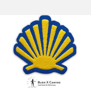 The Camino Shell Patch + Trail Map Card // Camino De Santiago • Shell • Global Shipping