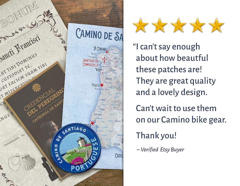 Vía de la Plata Patch // Camino De Santiago // Ships Worldwide image 5