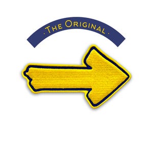 Yellow Arrow Patch // Camino De Santiago • Arrow  • Global Shipping