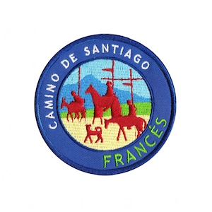The Camino Francés Patch + Trail Map Card  // Global Shipping