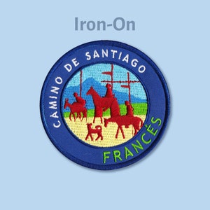 The Camino Francés Patch // Camino De Santiago // Ships Worldwide imagen 1