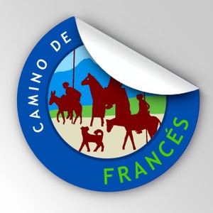 Camino De Santiago Sticker Decal Francés // Durable & Weatherproof