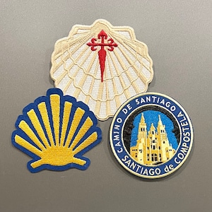 The Camino de Santiago 3 Patch Set // Scallop Shell + St. James + Santiago de Compostela