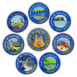 Camino de Santiago Routes + Map // Set of 8