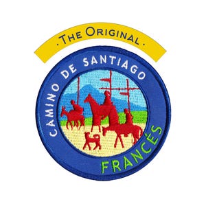 The Camino Francés Patch + Route Map // Camino De Santiago // Ships Worldwide