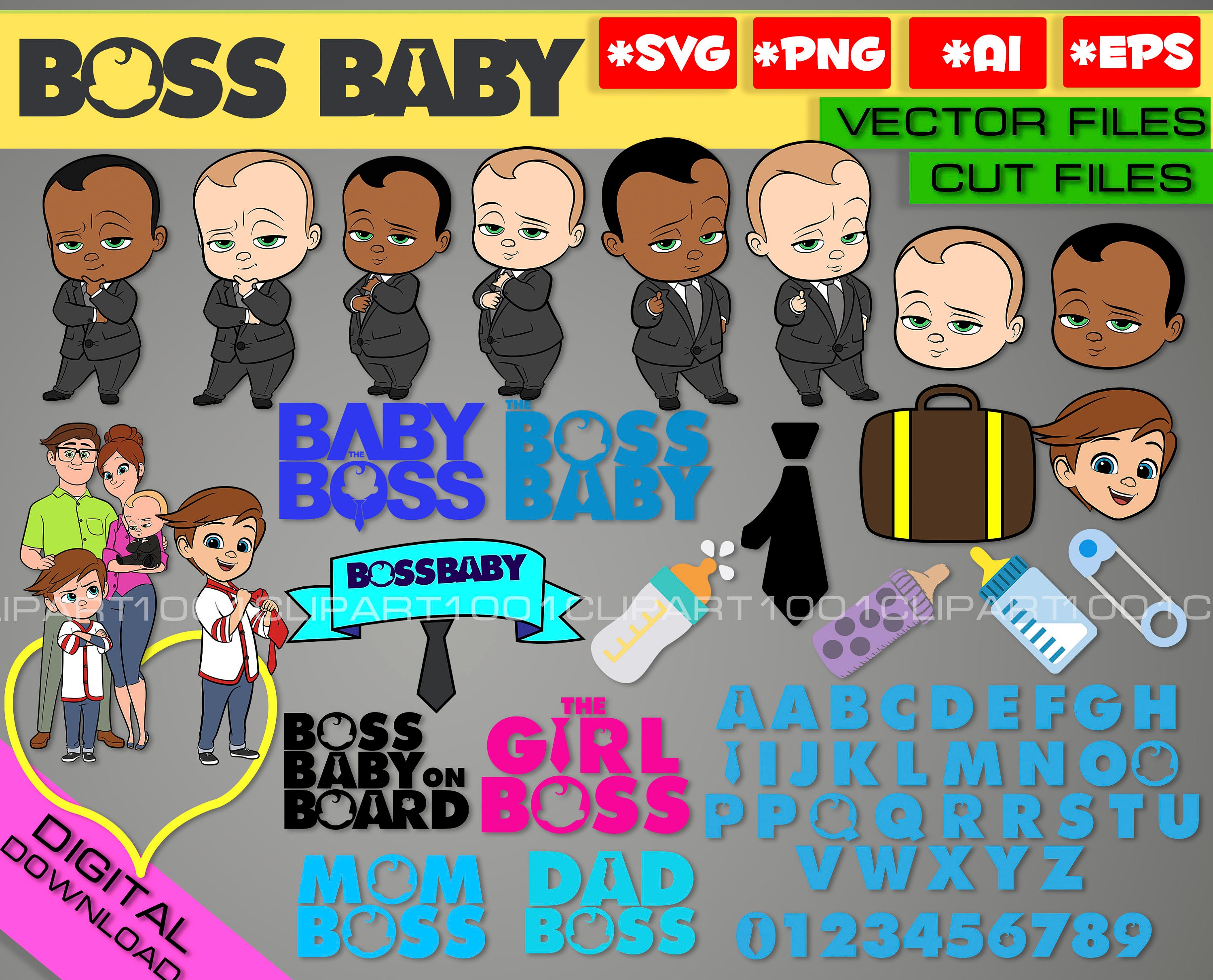 Download The Boss Baby svg png boss baby svg boss baby party African | Etsy