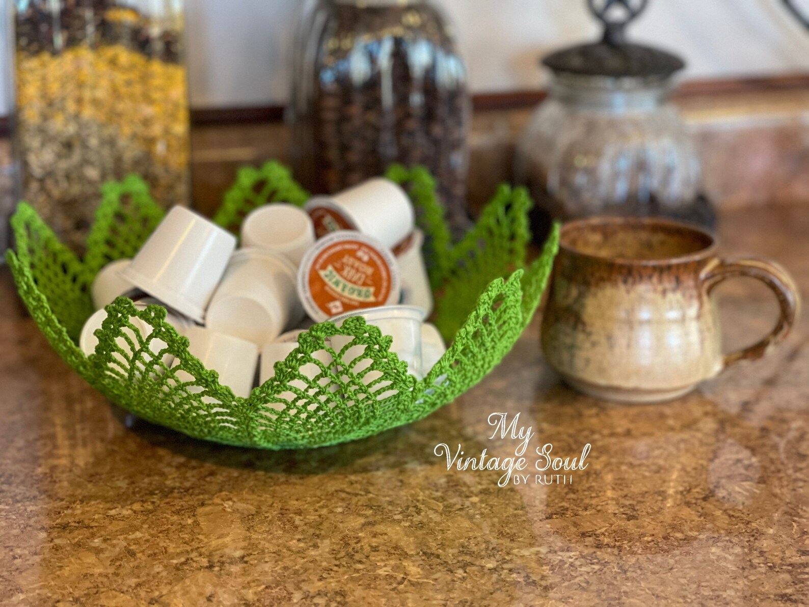 Crochet Lace Bowl Crochet Doily Bowl Spring Decor Lace Etsy