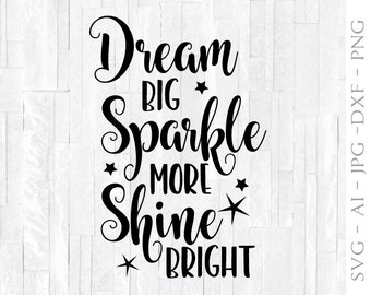 Download Dream big svg | Etsy