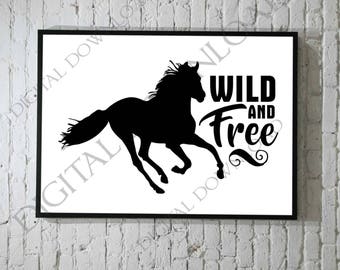 Download Running horses svg | Etsy