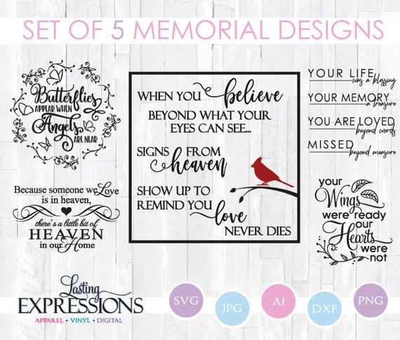 Download In Loving Memory Quotes Svg