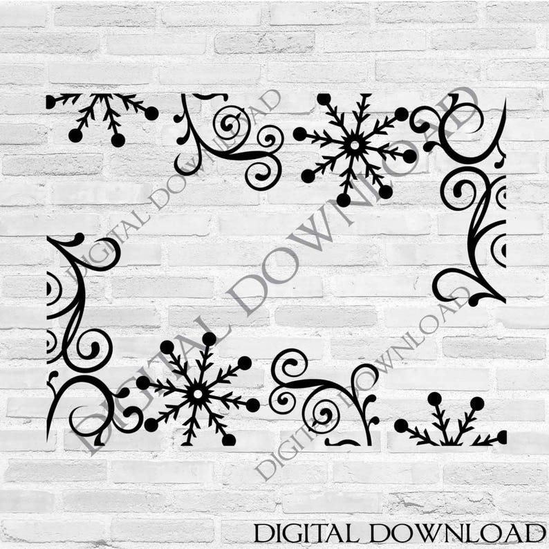 Free Free Snow Border Svg 883 SVG PNG EPS DXF File