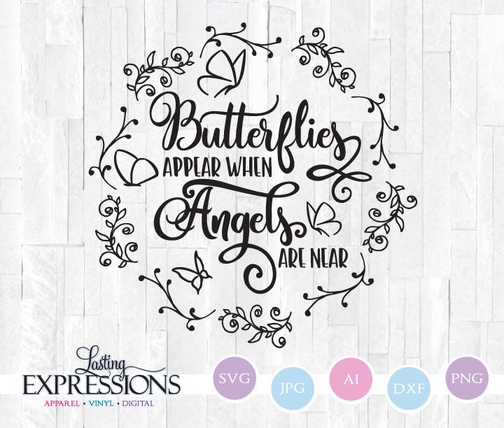 Download Butterfly Quote SVG for Cricut Silhouette Craft Design | Etsy