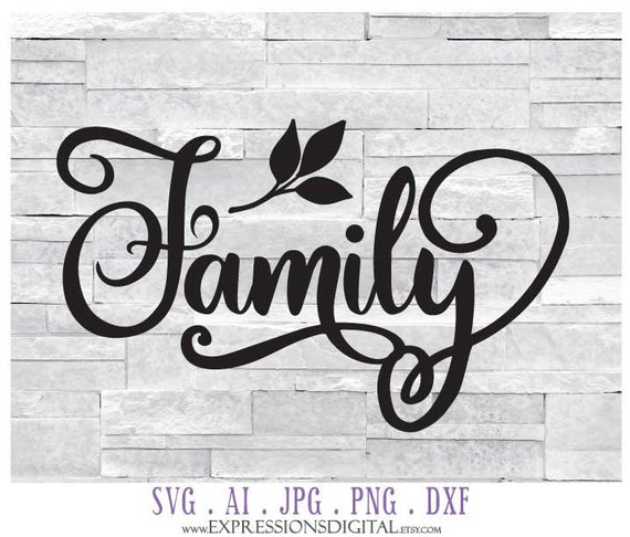 Download Family SVG Vector Clipart Quotes Family Die Cut Typography ...