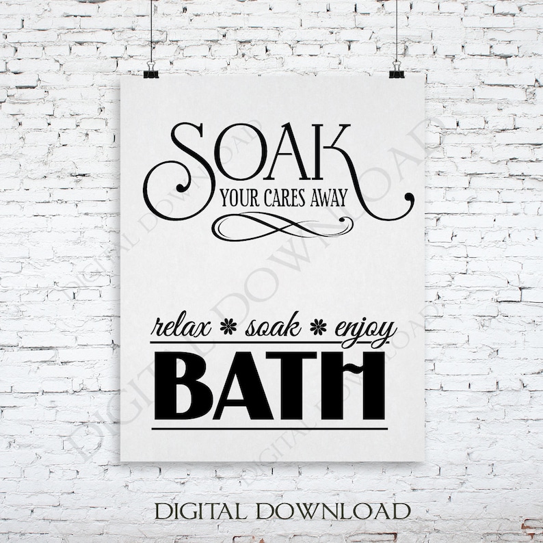 Download SVG Bundle Home Decor Sayings Bathroom Sign Printable ...