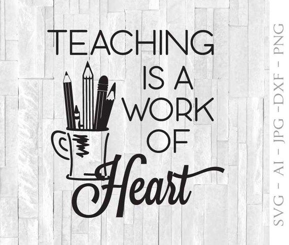Download Teacher Svg Quote Design Vinyl Craft Project Teaching Etsy