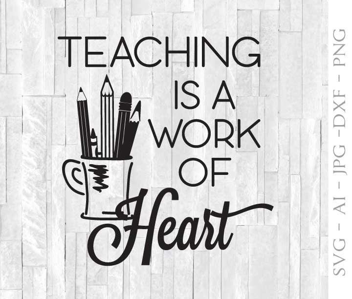 Download Teacher Svg Quote Design Vinyl Craft Project Teaching Etsy