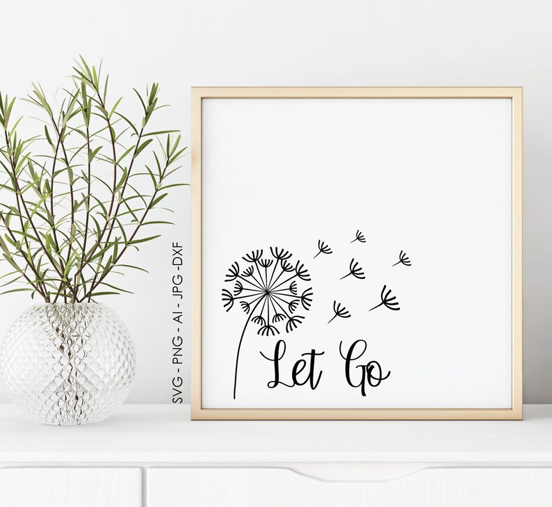 Download Dandelion Quote Printable Artwork Design SVG Clipart ...