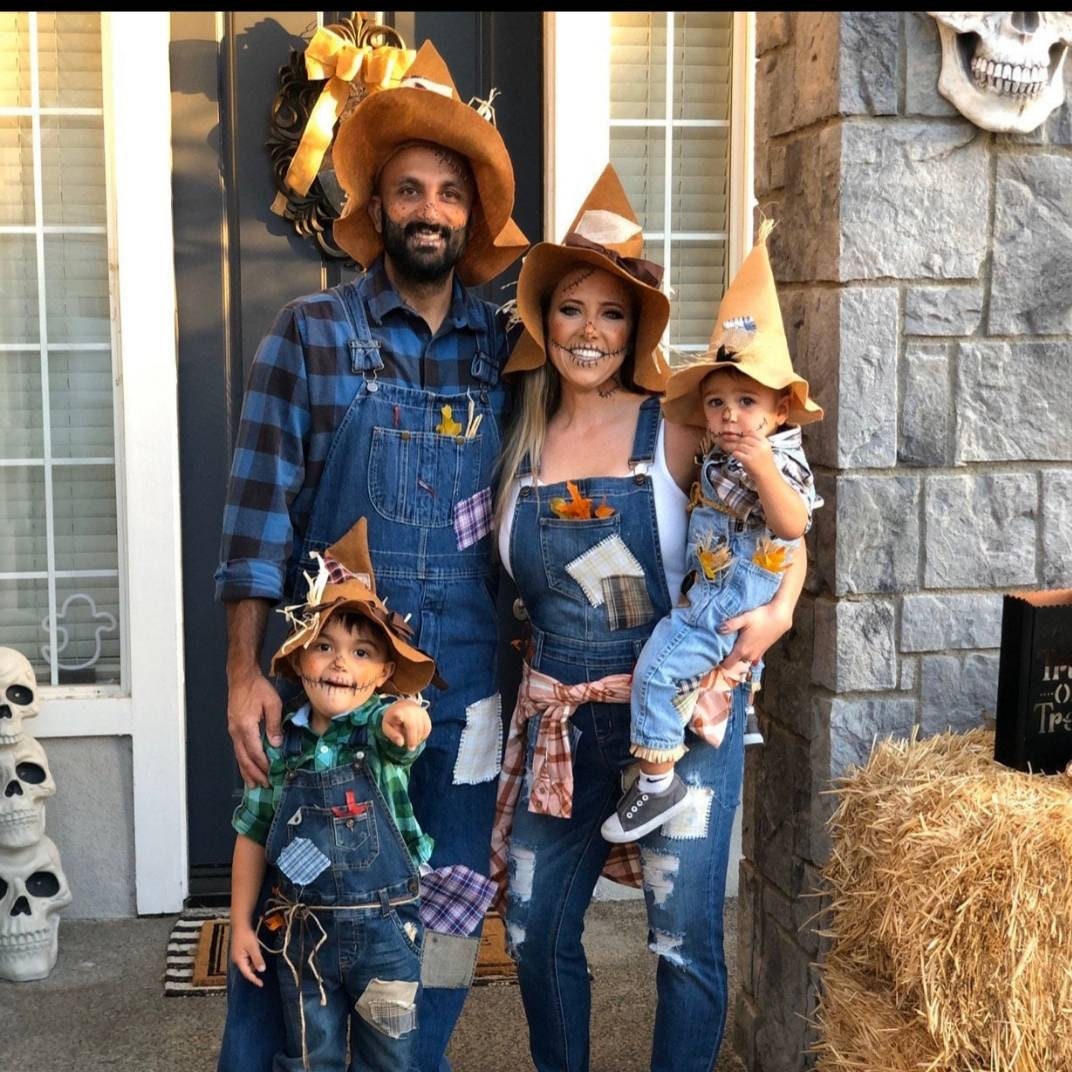 homemade adult scarecrow costumes