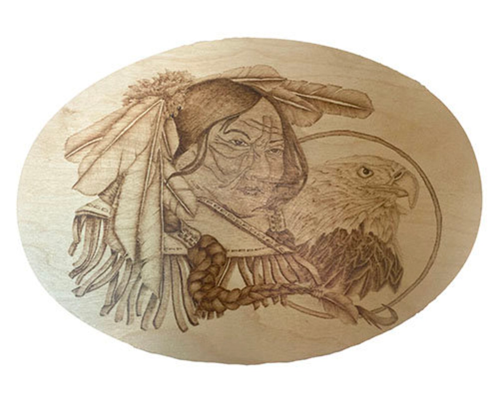 Native American Chief Pyrography | Etsy