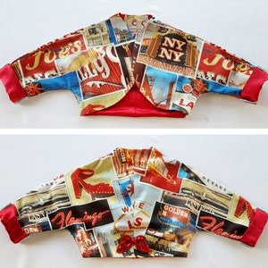 CLEARANCE 70% 2S, 2M, 2L Cotton "Vegas" Bolero Jacket