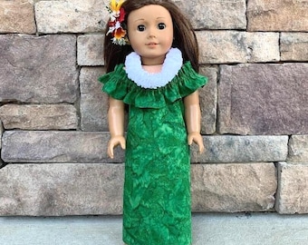 Hawaiian Doll Mu'u (Hawaiian dress) Doll NOT included. Accessories sold separately.
