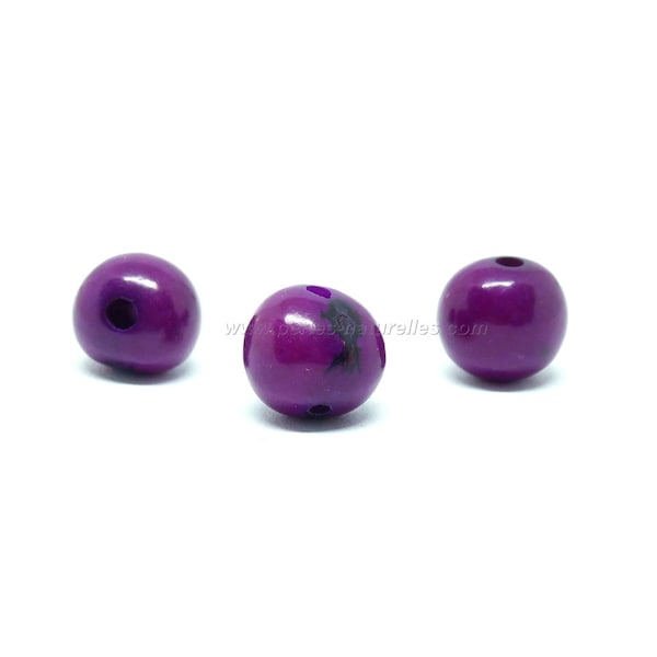 Açaï - Violet Foncé - 10 ou 100 Perles Graines d'Acai