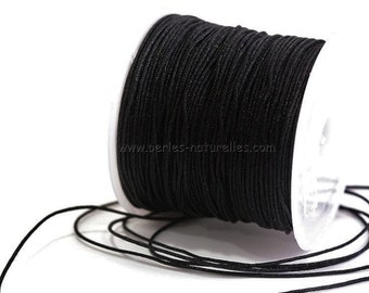10m Nylon Thread - 0.5/0.8/1/1.5mm -  Black Braided Nylon Thread