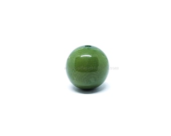 5/7/9/20/25mm - Tagua Vert Foncé : 1 ou 10 perles