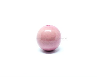 5/7/9/20/25mm - Tagua Rose : 1 ou 10 perles