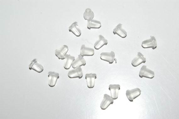 Stoppeur - Embouts Silicone BO - 100/1000/5000 - Embouts plastique pour Boucles d'Oreilles - Stoppeurs BO
