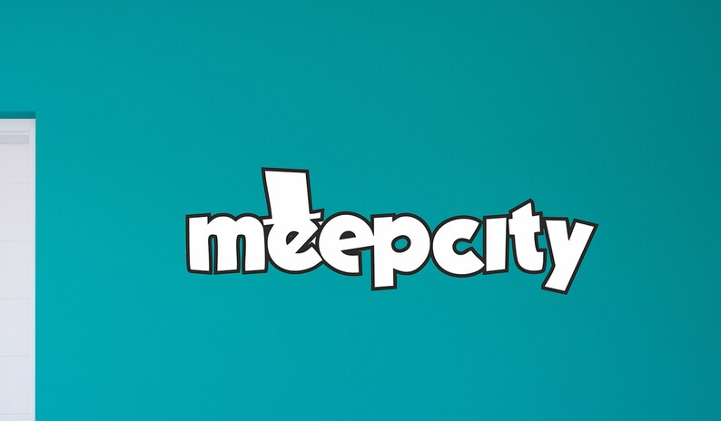 Wall Art Meep City Roblox Unofficial -