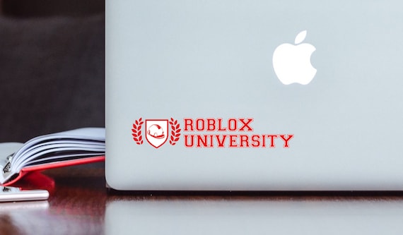 Roblox University Unofficial Sticker Decal X2 Etsy - roblox how to put decals in your game how to get 40 robux