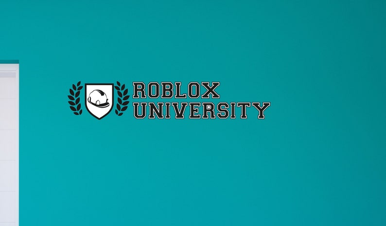 Wall Art Roblox University Unofficial Etsy - image 0
